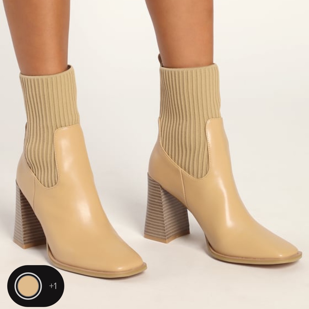 Lulu’s Square Toe Booties